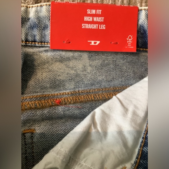 Diesel Denim Acid wash jeans Sz. 28Wx33L women’s - Picture 5 of 11